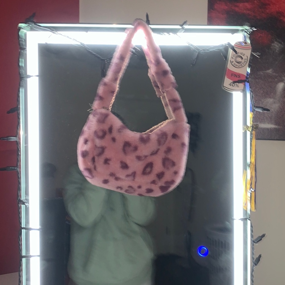 Chic fluffy purse